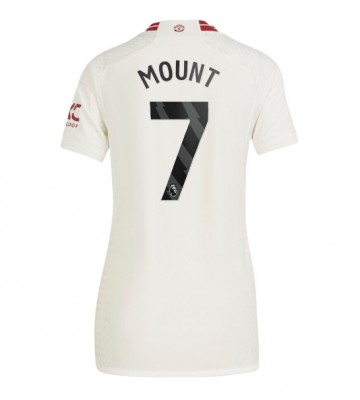 Manchester United Mason Mount #7 Replika Tredjetrøje Dame 2023-24 Kortærmet